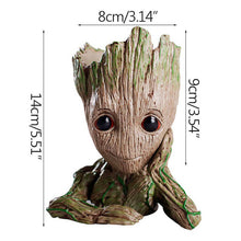 Load image into Gallery viewer, Baby Groot Pen Holder Plants Flower Pot